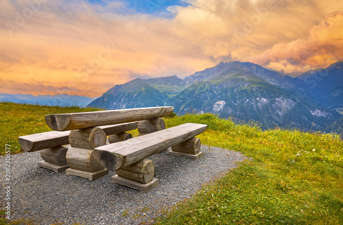 Foto Grossglockner panoramic view in Austrian Alps
