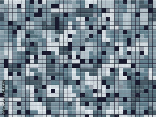 Bright Retro Game Blocks Geometric Pattern