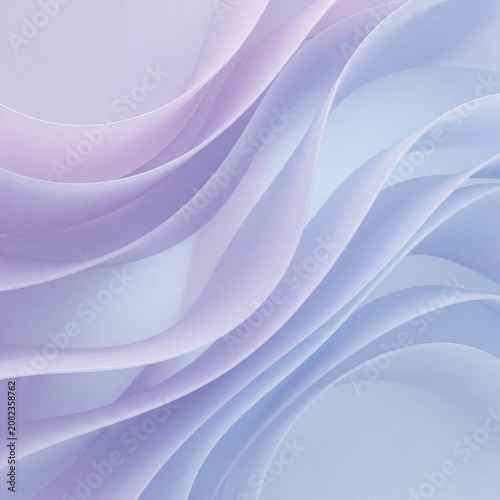 Soft Fabric Waves in Light Purple Gradient Abstract Texture