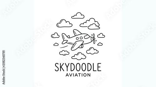 Airplane flying through the clouds fast.