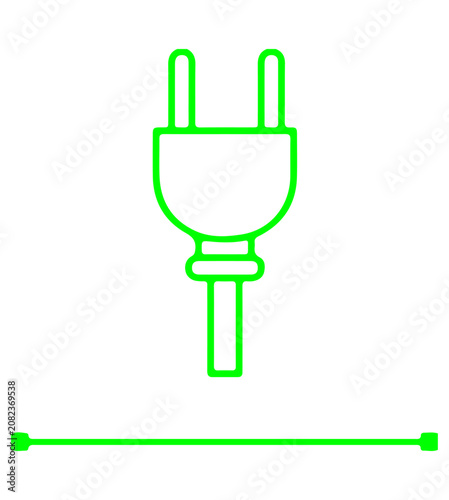 plug icon simple icon. Vector ICON all icon Viktor.
