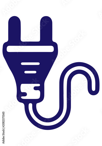 plug  simple icon. Vector ICON all icon Viktor	