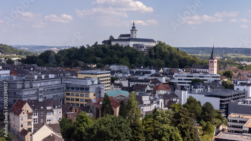 view of the city of siegburg in North Rhine-Westphalia , Germany.