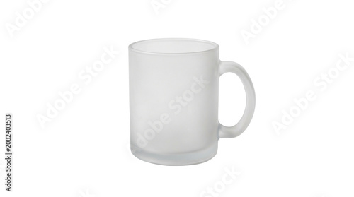 White ceramic coffee mug handle.