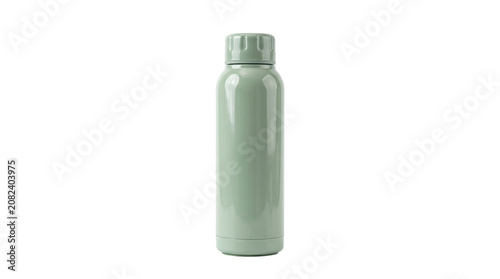 Green metal insulated water bottle.