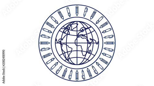 Fotografie Global Writing Instruments Badge Design