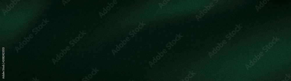 Fototapeta premium Dark green grainy abstract background texture with soft gradient