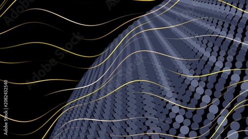 Abstract Lines  Dots.