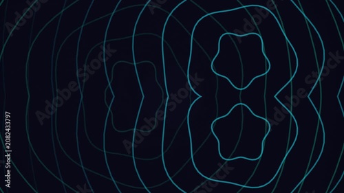 Abstract Lines Dark Blue.