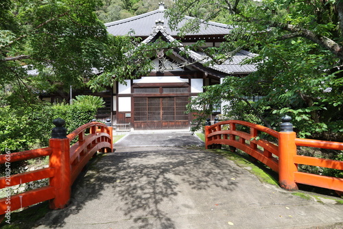 Photography A Japanese temple : a scene of the access to Kongo-ji Temple in Kawachinagano Ci