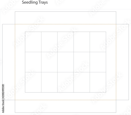 Canvastavla Grid pattern lines displayed on a transparent background for design or planning
