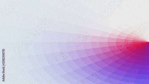 Foto Textured grain noise abstract backdrop featuring smooth radial gradient blending lavender, violet, deep purple, and crimson red layered curved geometric shapes
