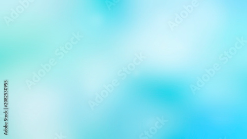 Fotografie A bright teal-to-cyan abstract gradient with soft bokeh sparkle conveys openness and clarity, perfect as a website backdrop or design accent