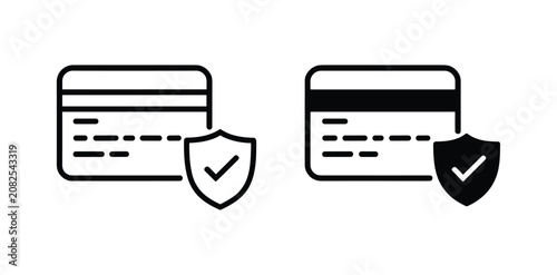 Принти на полотні Secure Payment Icons