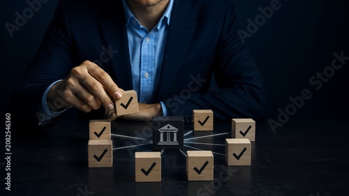 Digital Banking Compliance and Financial Verification Network with Secure Approval Process