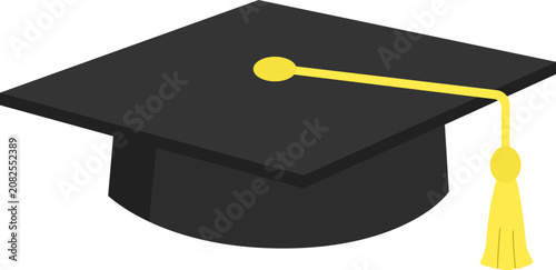 Black graduation cap