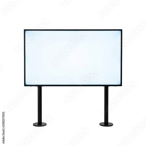 Blank Digital Billboard Transparent Background
