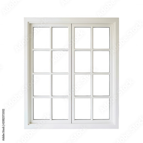 White Double Hung Window Transparent Background