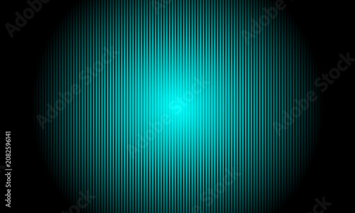 Cyan Gradient Vertical Lines Abstract Background With Black Vignette blue green