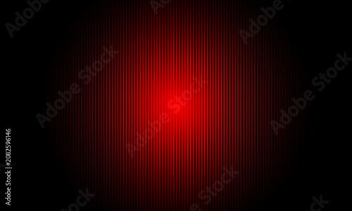 Red Gradient Vertical Lines Abstract Background With Black Vignette vector illustration