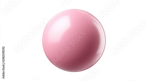 Pink sphere abstract design element for creative projects