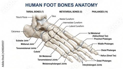 Konstfotografi Human Foot Bones Anatomy
