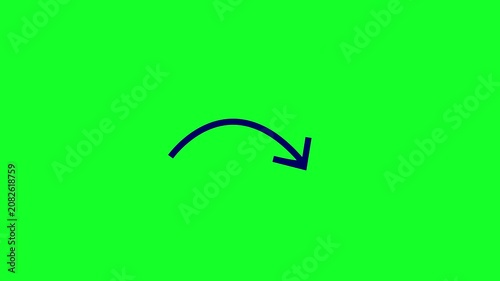 Cinematic Green Screen Animated Arrow Motion Graphic Overlay for Corporate Presentations Marketing Campaigns and Commercial Videos HD 4K