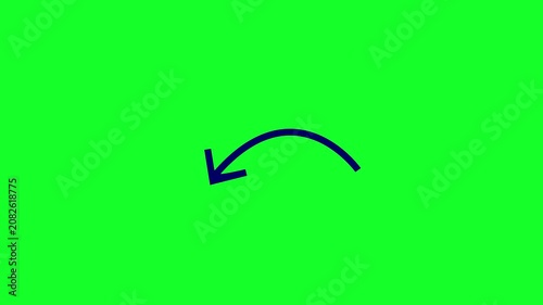 Elegant Green Screen Dynamic Arrow Overlay Animation for Professional Business Reports Presentations and Video Editing HD 4K