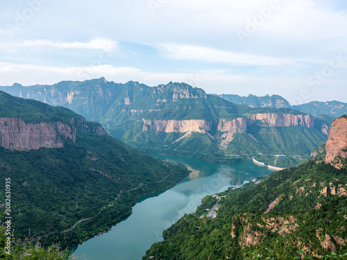 Photography the grand canyon the grand canyon Taihang Mountains of China view from the cliff