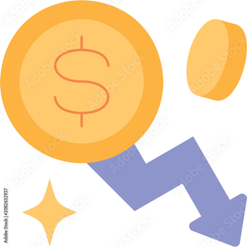 Valokuva Deflation Illustration