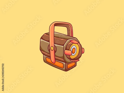 Studio Lighting Cartoon Vector Icon Illustration