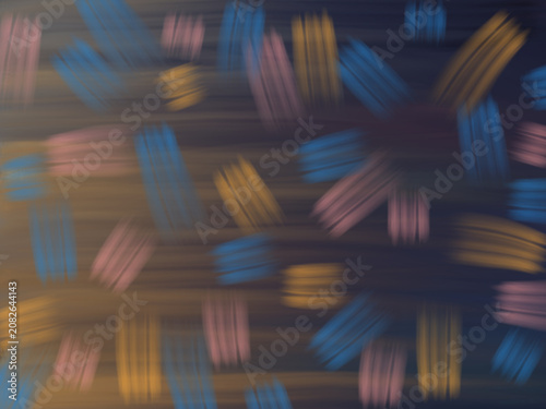 Colorful Radial Motion Blur Abstract Background