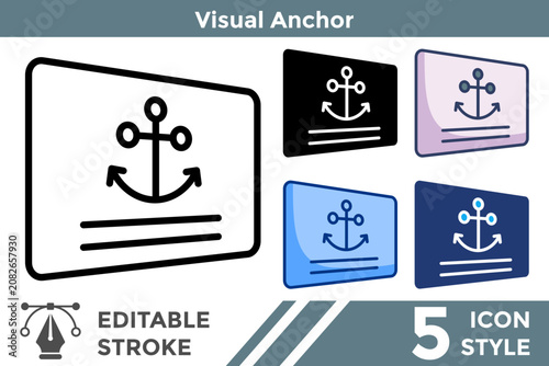 Bild auf Leinwand Visual Anchor
