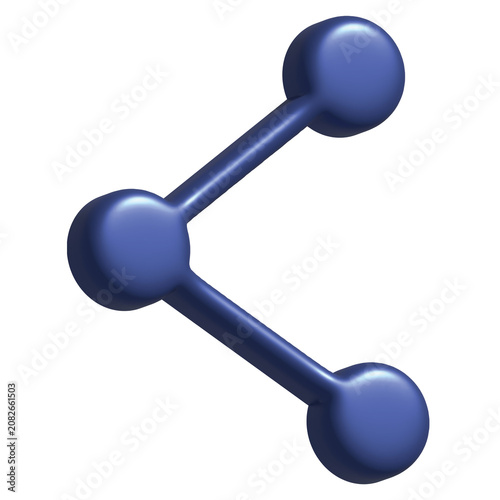 3d share icon