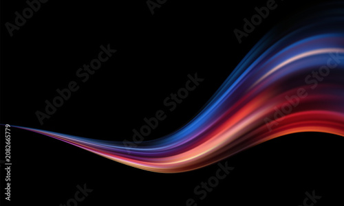 abstract colorful wave