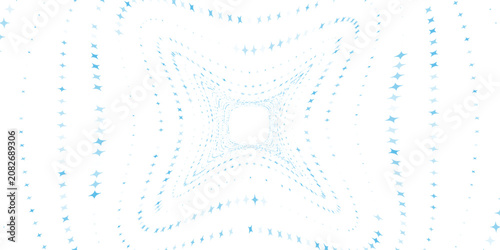 Blue Medical Plus Symbols Pattern. Math Design Elements Background. Medical Tech Background. Abstract Digital Circles of Plus Signs. Vector Illustration.