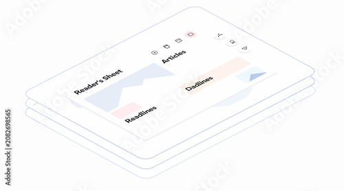 Business strategy infographic template