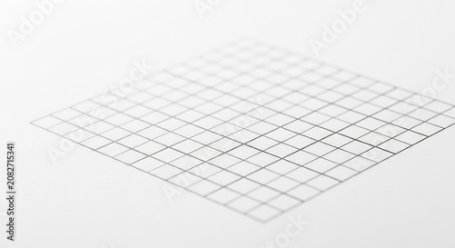 Close-up of a Metal Grid Pattern on a White Background.