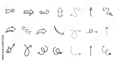 sketchy arrow icons