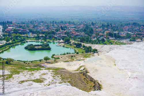 Fotografie Roman amphitheater in ruins Hierapolis, in Pamukkale, Turkey