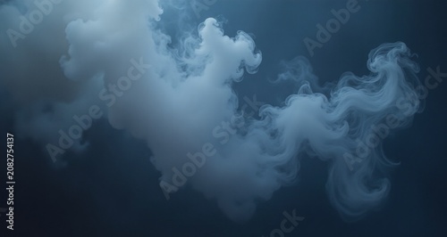 Smoke Wisps Drifting Across Frame Atmospheric Loop