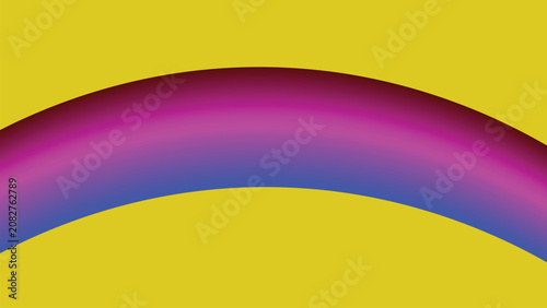 Cuadro en lienzo Title (Exactly 115 characters): Abstract geometric background with curved gradie
