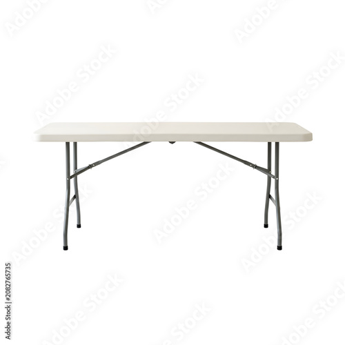 Folding plastic table for events