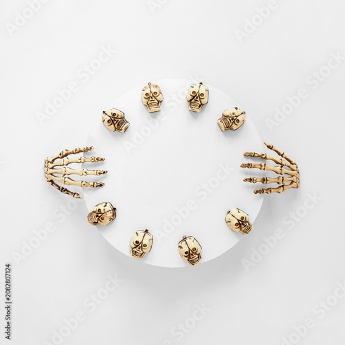 Bone Circle Frame Isolated