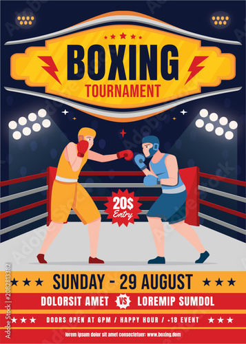 Boxing Tournament Flyer