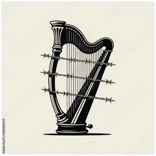 Harp Musical Instrument Strings Sound.