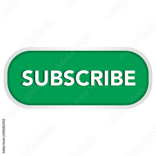 Green Subscribe Button Icon
