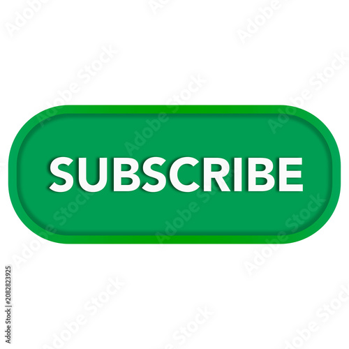 Green Subscribe Button Icon