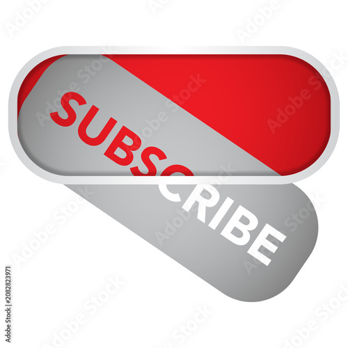 Glossy Subscribe Button Design