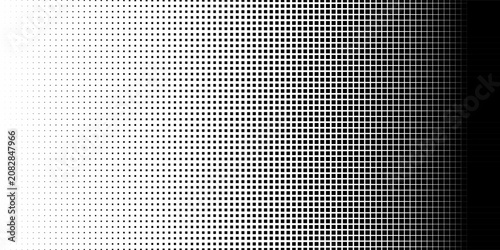 Tableau sur toile Halftone pixelated gradient background